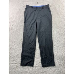 Izod Boy's Sz 18 Husky Fit Charcoal‎ Gray Dress Pants